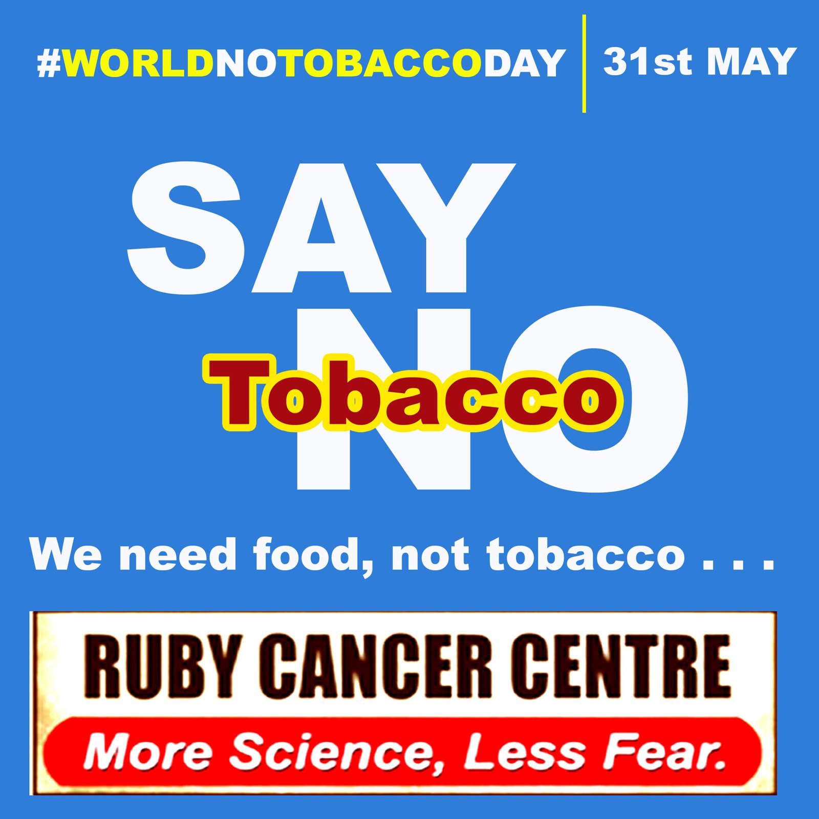 world no tobacco day dp design